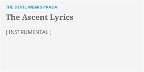 worldwide lyrics devil wears prada|the devil wears Prada vocalist.